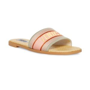 Steve Madden Sandals Knox Venice Bright Multi Flat Slides